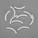 10pcs Silicone Eyelashes Curler Replacement Refill Pads Makeup Tools/White