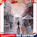 Street Girl Paint By Numbers Kit DIY Frameless Acrylic Picture On Canvas
