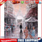 Street Girl Paint By Numbers Kit DIY Frameless Acrylic Picture On Canvas