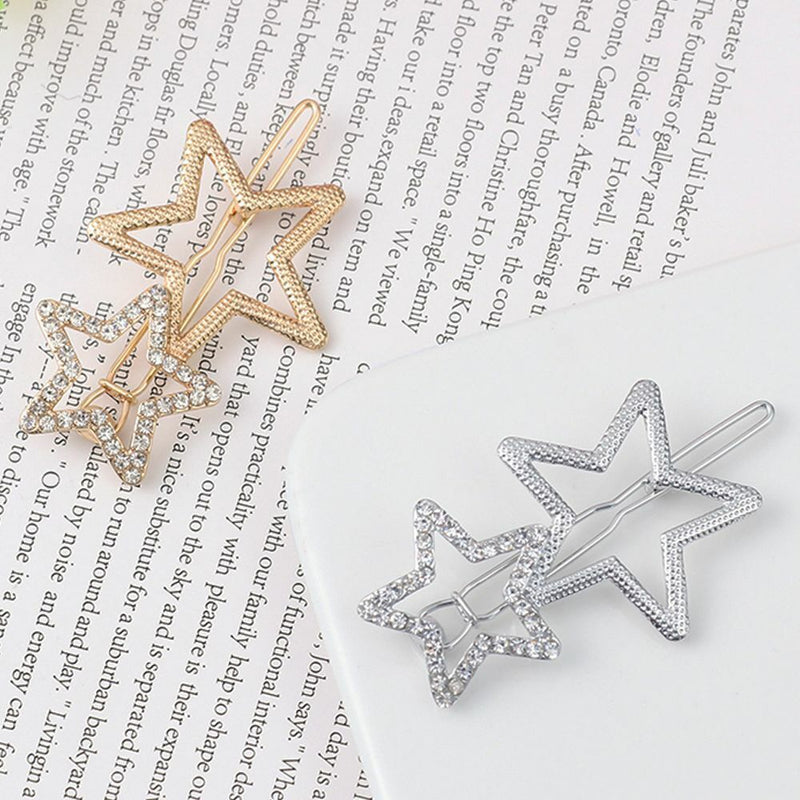 Women Ladies jewelry Hair Decorations Headwear Star Hairpin Hair Clips