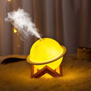 Desktop Decor Air Humidifier LED Night Light Moonlight 2 In 1 Air Purify