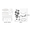 Olive Leaves Metal Cutting Dies + Silicone Stamps Set for Scrapbooking DIY