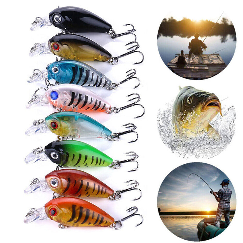 4.5cm 4g Crankbaits Fishing Lures Mini Baits Wobbler Swimbait Fishing Tackle