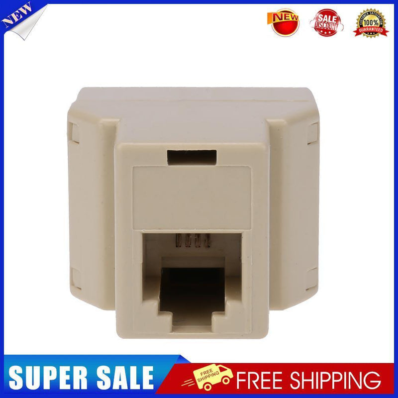 1 to 2 RJ11 Female Telephone Wire Splitter Converter Adapter Wire Connector