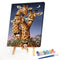 Mr Giraffes Oil Paint By Numbers Kits DIY Canvas Wall Art Picture Home Crafts