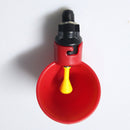Pigeon Automatic Nipple Drinking Cup Quail Bird Chicken Drinker Bowl (Red) Newly