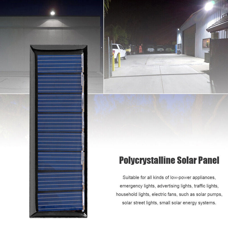 2x Solar Panel 0.2W 4V Battery Charge Module for DIY Outdoor Street Lamps