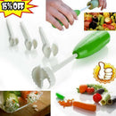 4Pcs Vegetable Cutter Spiralizer Kitchen Portable Digging Set Tool Device V2E1