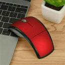 2.4Ghz Wireless Mouse Foldable Folding Optical Mice Receiver USB For Laptop F0Q1