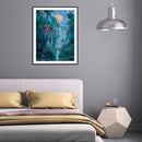 Woods Moon Oil Paint By Numbers Kits Canvas Drawing DIY Coloring Picture