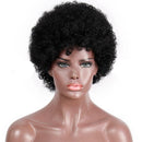 Short Afro Kinky Curly Human Hair Wigs Remy Brazilian Cheap Wigs for Black Women