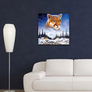 5D DIY Full Drill Diamond Painting Snow Mountain Tiger Cross Stitch Mosaic