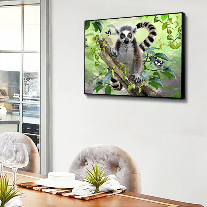 Full Drill Rhinestone Picture Craft DIY Animal 5D Mosaic Diamond Painting Poster