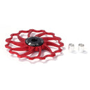 Mi Xim Mountain Bike Rear Derailleur Bearing Pulley Guide Wheel (Red 15T) Newly