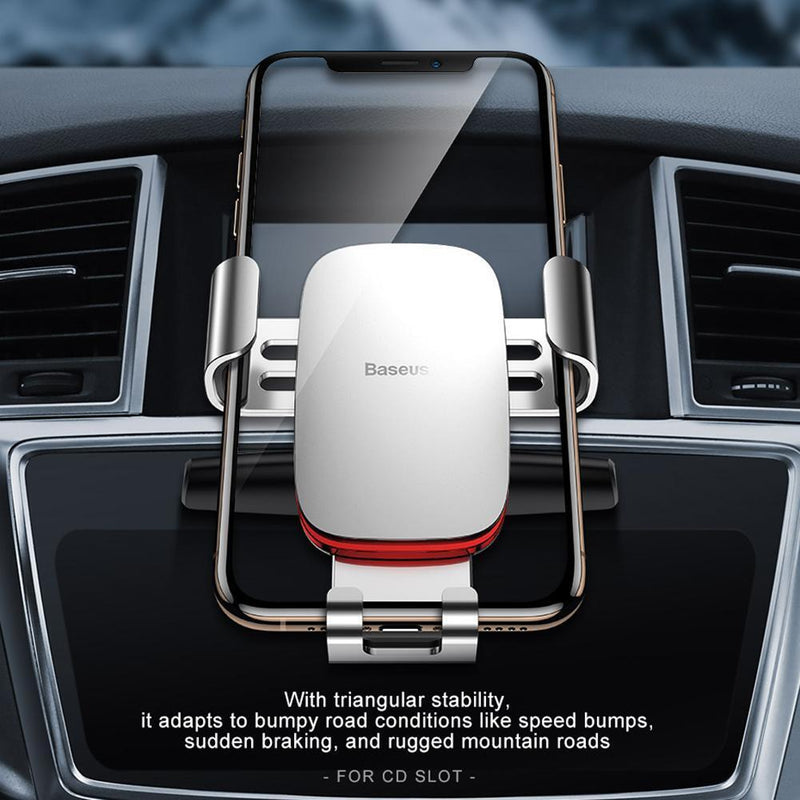Baseus Gravity CD Slot Car Auto Mobile Phone Holder Clip Stand Bracket