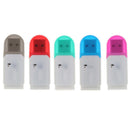 5pcs Bluetooth-compatible 5.0 Mini USB Adapter Audio Stereo Receiver(Blue)