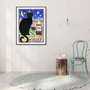 5D DIY Diamond Painting Kit Full Round Drill Letter Black Cat Decor (B4462)