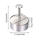 Grill Aluminum Non-Stick Burger Press Round Shape Hamburger Press Patty Maker