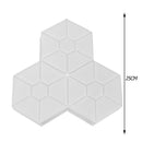 DIY Square Courtyard Pavement Tile Mold Path Paving Brick Garden Concrete Mou
