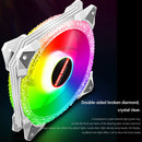 COOLMOON AS2 3pcs Hydraulic Computer Case Fan with ARGB Controller (White)
