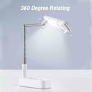 360°Fold Wireless Dimmable Selfie Fill Light Lamp Phone Holder Makeup F4R8