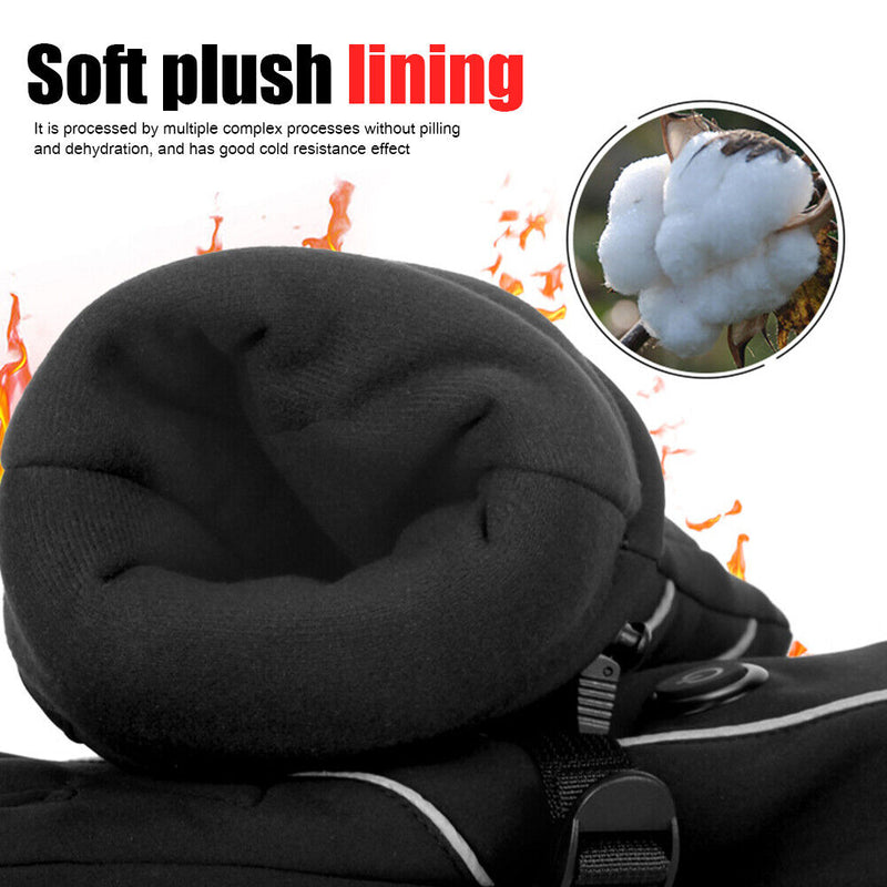 Unisex Touchscreen Winter Thermal Warm Gloves Anti-Brief Waterproof Fleece Lined
