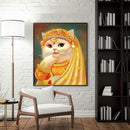 #A Chaise Cat Diamond Painting Kits Partial Special Shaped Drill Home Room Decor