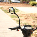 Bicycle Rear View Mirror MTB Road Bike Handlebar Rearview Convex Mirror Black