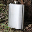 8Oz Stainless Steel Portable Camping Wine Bottle Whisky Pot Flask Flagon