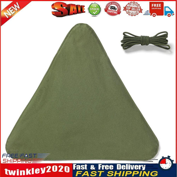 Waterproof Triangular Nylon Canvas Stool Seat for Outdoor Camping Fishing Newly