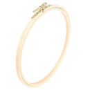 DIY Wooden Cross Stitch Frame Needlework Hoop Ring Embroidery Tool(18cm) Newly