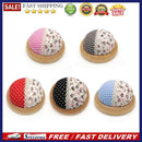 Fabric Needle Storage Holder Pastoral Round Pin Cushion for Needlework Craf