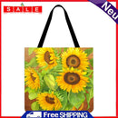 Jump Car Sunflower Printed Shopping Bag (40 x 40 cm)