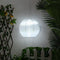 30cm 12 inch Waterproof Lantern Solar Nylon Cloth Hang Festival Lights (A) Newly