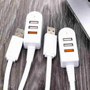 High Speed 4 Port USB2.0 Multi HUB Splitter Expansion Desktop T1H E8L1 PC C6W0