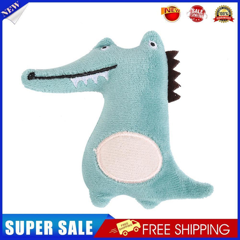 Plush Dog Toys Animal Cats Chew Bite Pet Sound Interactive Toys (Alligator)