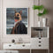 Gentleman Dog Oil Paint By Numbers Kit DIY Acrylic Painting on Canvas Framele