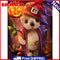 5D Diamond Painting Pumpkin Bear Full Round Drill Rhinestone DIY Decoration Gift