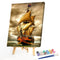 DIY Oil Paint by Numbers Sailboat Hand Painted Coloring Picture Gift Home Dec