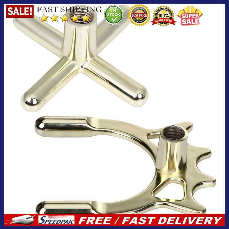 2pc Brass Bridge Head Pool Cue Stick Frame Pole for Snooker Billards 9 Ball