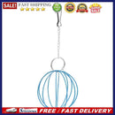 Stainless Steel Plating Pet Hay Manger Food Ball Rabbit Grass Rack (Blue)