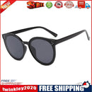 Fashion Oval Sunglasses for Women UV Protection Travel Beach Eyewear Black