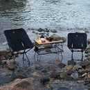 #A ShineTrip Lightweight Portable Camping Chair Aluminum Alloy Folding Moon Chai