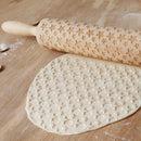 Wood Embossing Engraved Stars Rolling Pin Stencil for DIY Baking Cookies