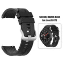 22mm Silicone Sport Wrist Strap Wristband w/Buckle for Amazfit GTR 47mm