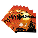 Halloween Dinnerware set Napkins Halloween Disposable Tableware Paper Plates