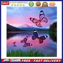 5D DIY Butterflies Full Round Drill Mosaic Diamond Painting Rhinestone Art Cr