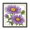 12 Month Flower Cross Stitch Printed Canvas DIY Needlework (September H431)