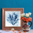 #A Ink Blue Flower Oil Paint By Numbers Kit DIY Acrylic Painting on Canvas Cra