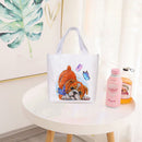 5D Diamond Painting Handbag DIY Canvas Eco-friendly Foldable Organizer Tote K